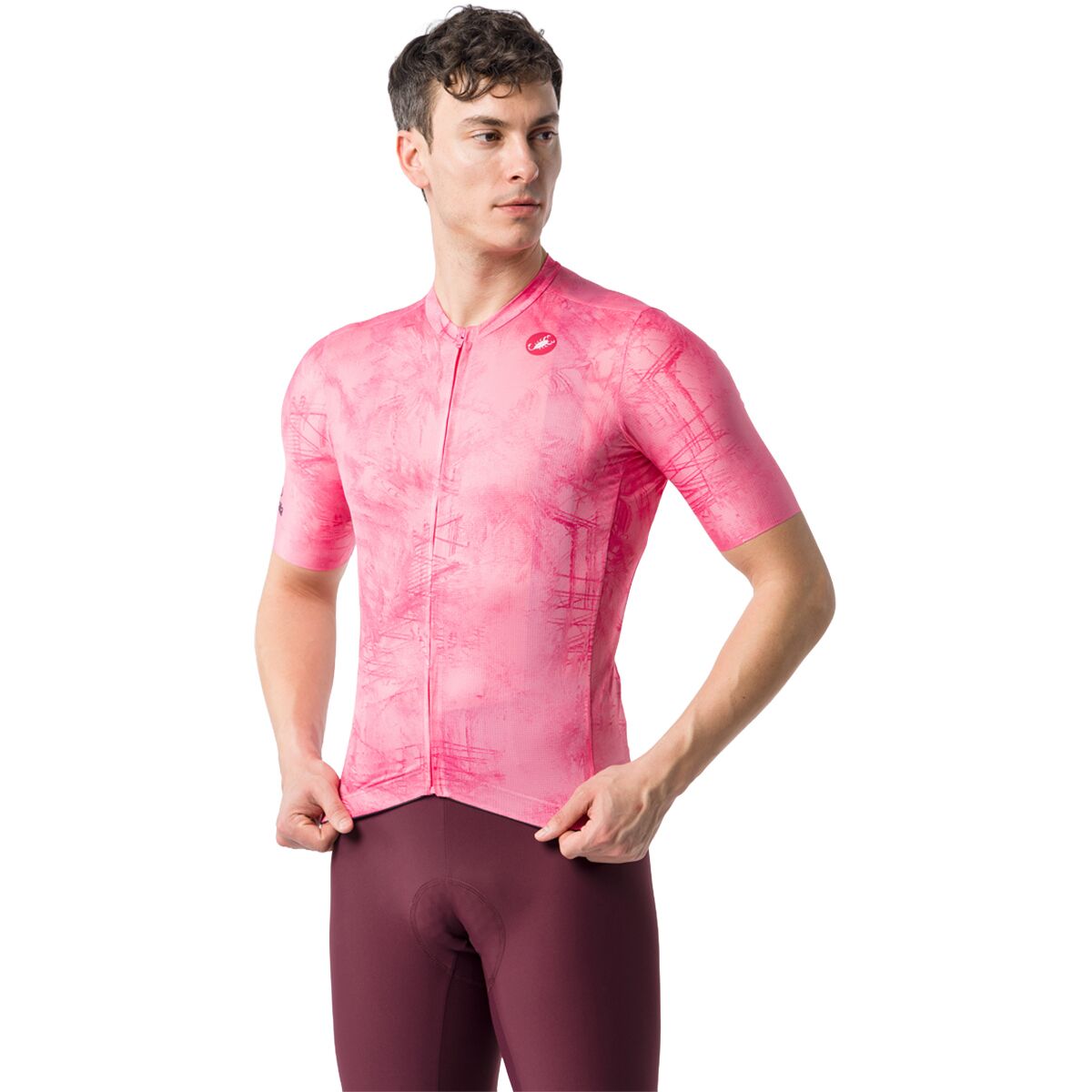 Castelli Castelli #GIRO109 Trofeo Short-Sleeve Jersey - Men's Rosa Giro, XL