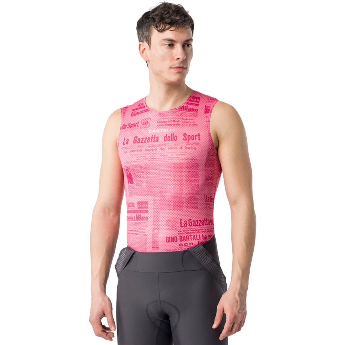 Castelli Castelli Gazzetta Dello Sport Base Layer - Men's Rosa Giro, L