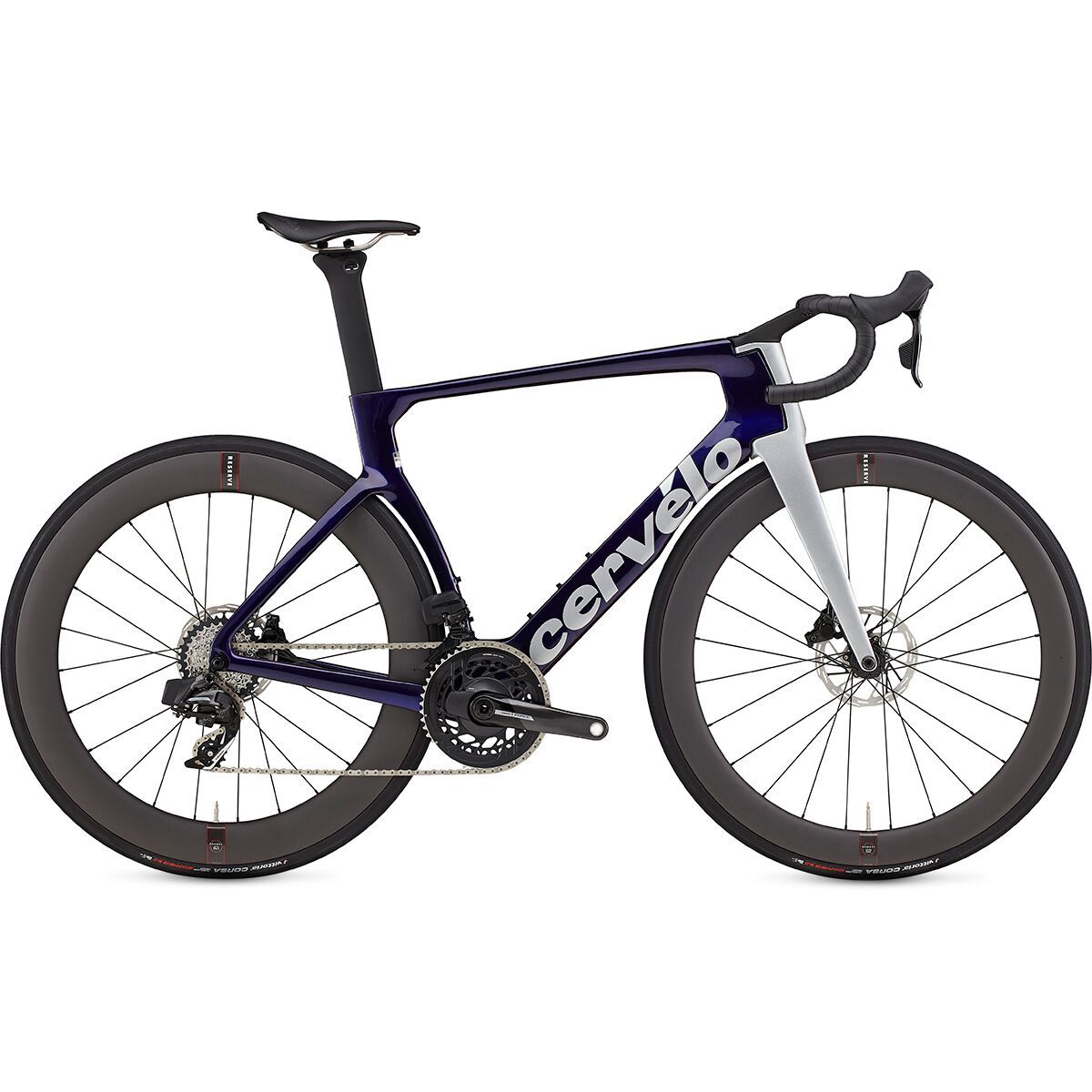 Cervelo S5 Force eTap AXS Road Bike Sapphire/Ice, 56