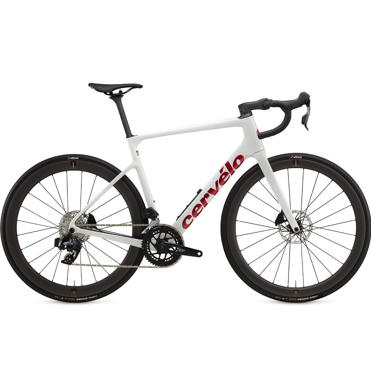 Cervelo Cervelo Caledonia 5 Rival eTap AXS Road Bike Vanilla/Cherry, 51