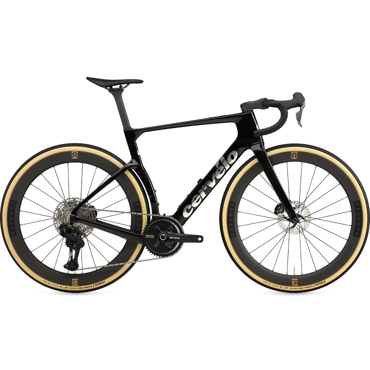 Cervelo Cervelo Aspero 5 GRX RX827 Di2 1x Gravel Bike Five Black, 58