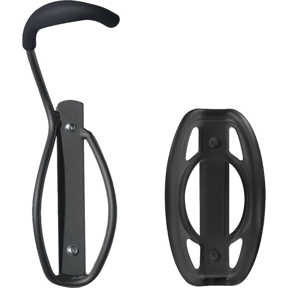 Delta Delta Single Bike Wall Mount Rack + Tire Tray Black, One Size