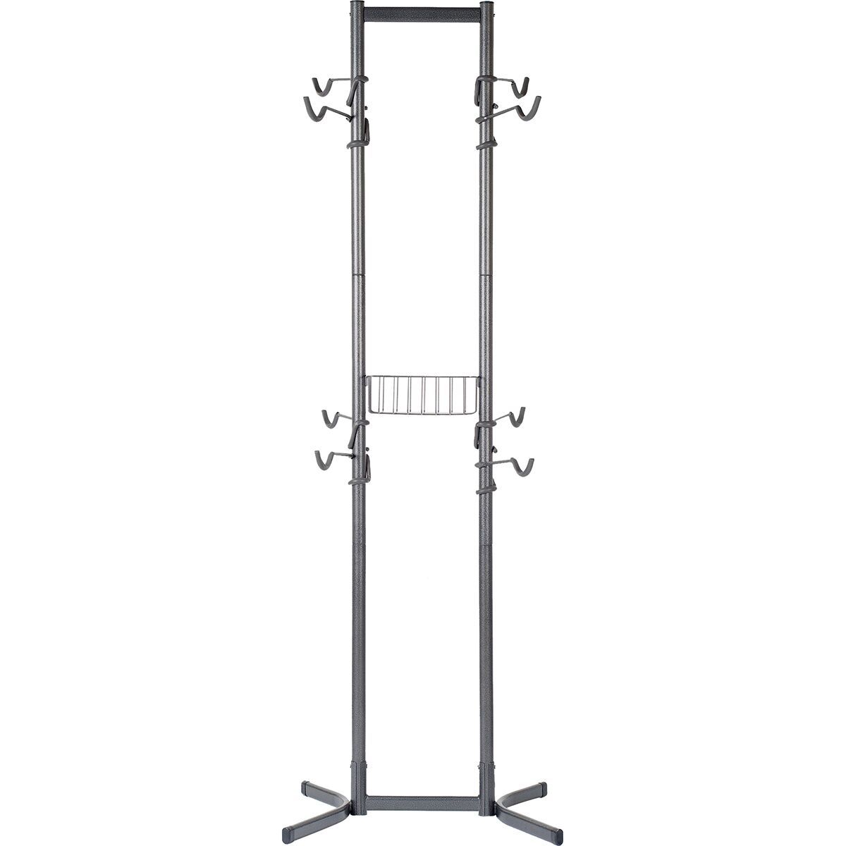 Delta 4-Bike Free Standing Rack With Basket