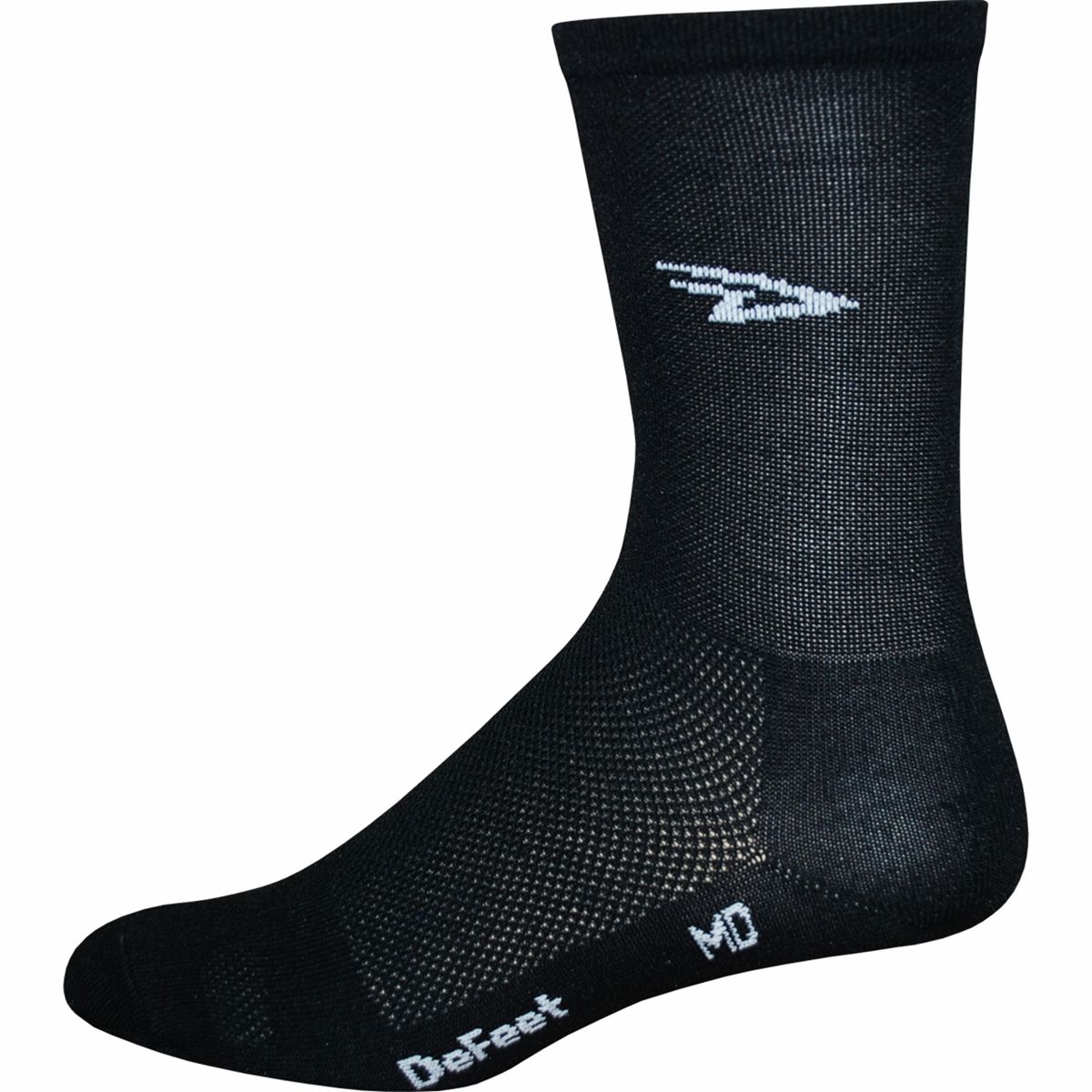 DeFeet Aireator 5in Sock D-Logo Black, M - Men's