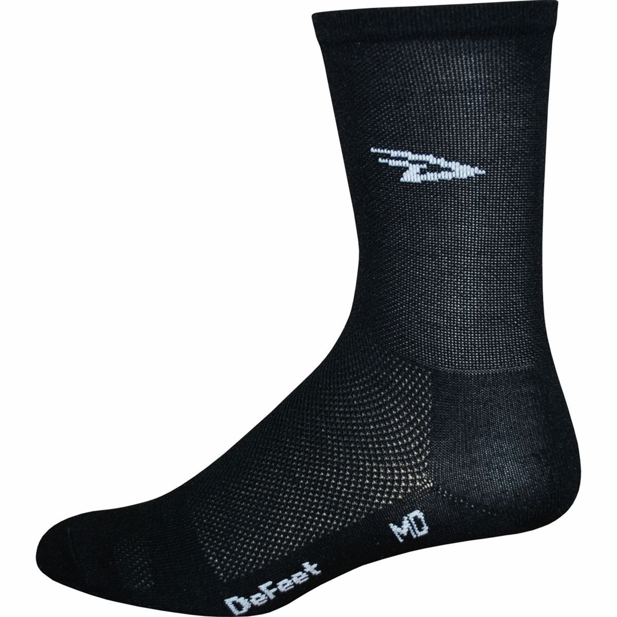 DeFeet DeFeet Aireator 5in Sock D-Logo Black, S - Men's