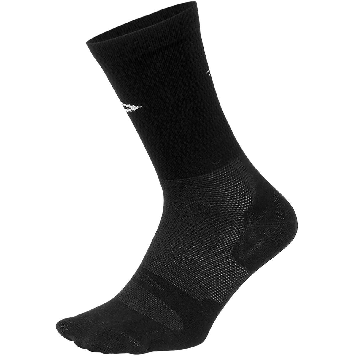 DeFeet Levitator Lite 6in Sock Lite/Black, L - Men's