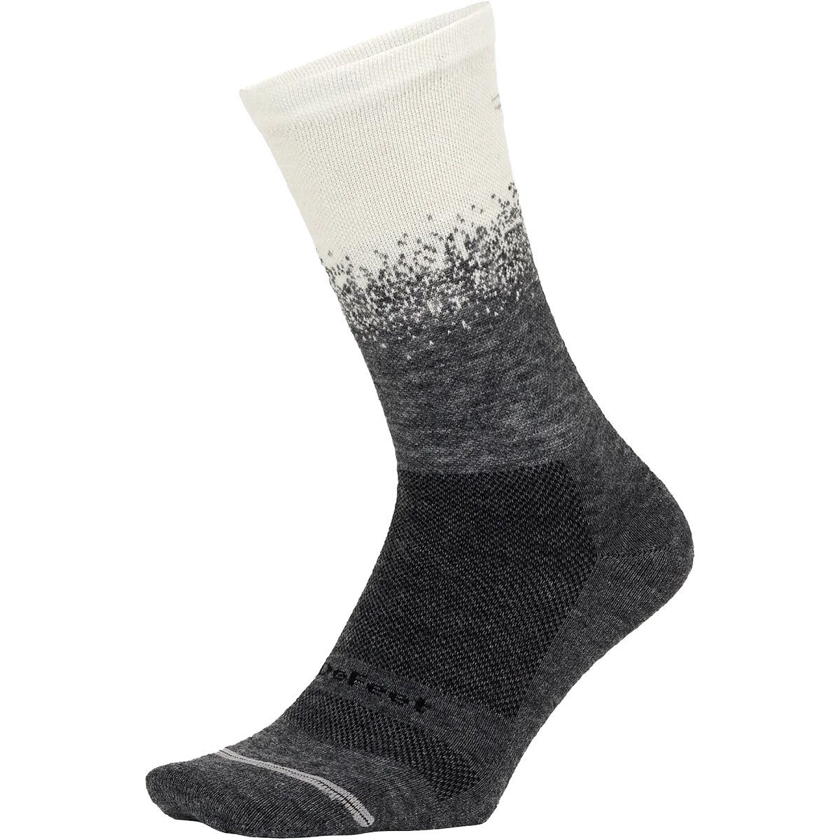 DeFeet Wooleator Pro 6in Sock Gravel Grey/Natural, S - Men's