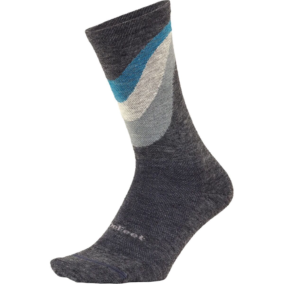DeFeet DeFeet Wooleator Pro 6in Sock Gravel Grey/Petrol, S - Men's