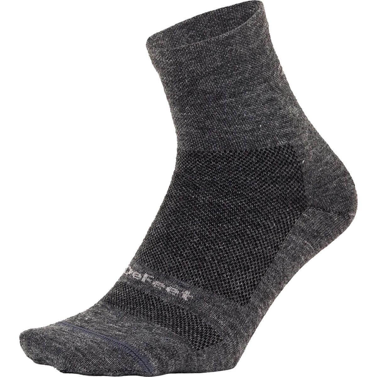 Defeet DeFeet Wooleator Pro 3in D-Logo Sock Gravel Grey, M - Men's