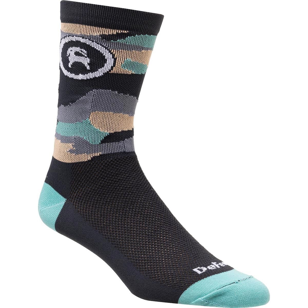 DeFeet X Backcountry Aireator 6in Sock Turbulence, M - Men's
