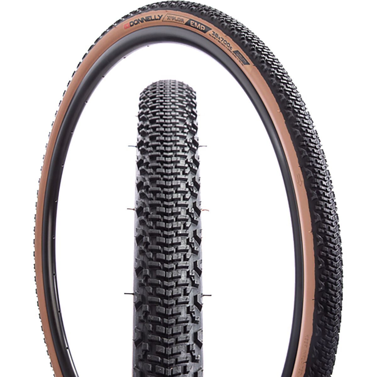 Donnelly Donnelly EMP Tubeless Tire Black/Tan, 700x38