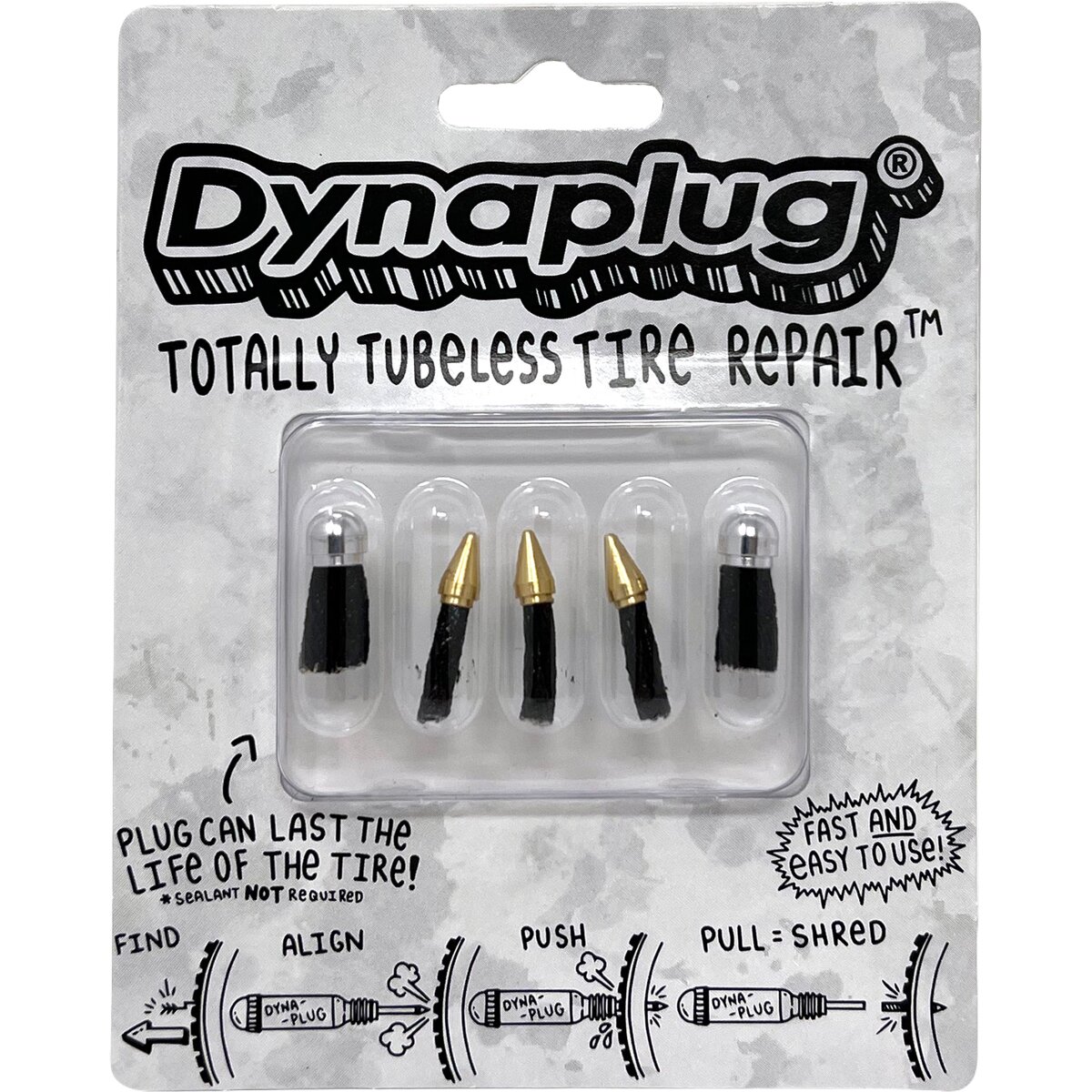 Dynaplug Combo Plug Pack 3 Soft Tip and 2 Mega Tip, One Size