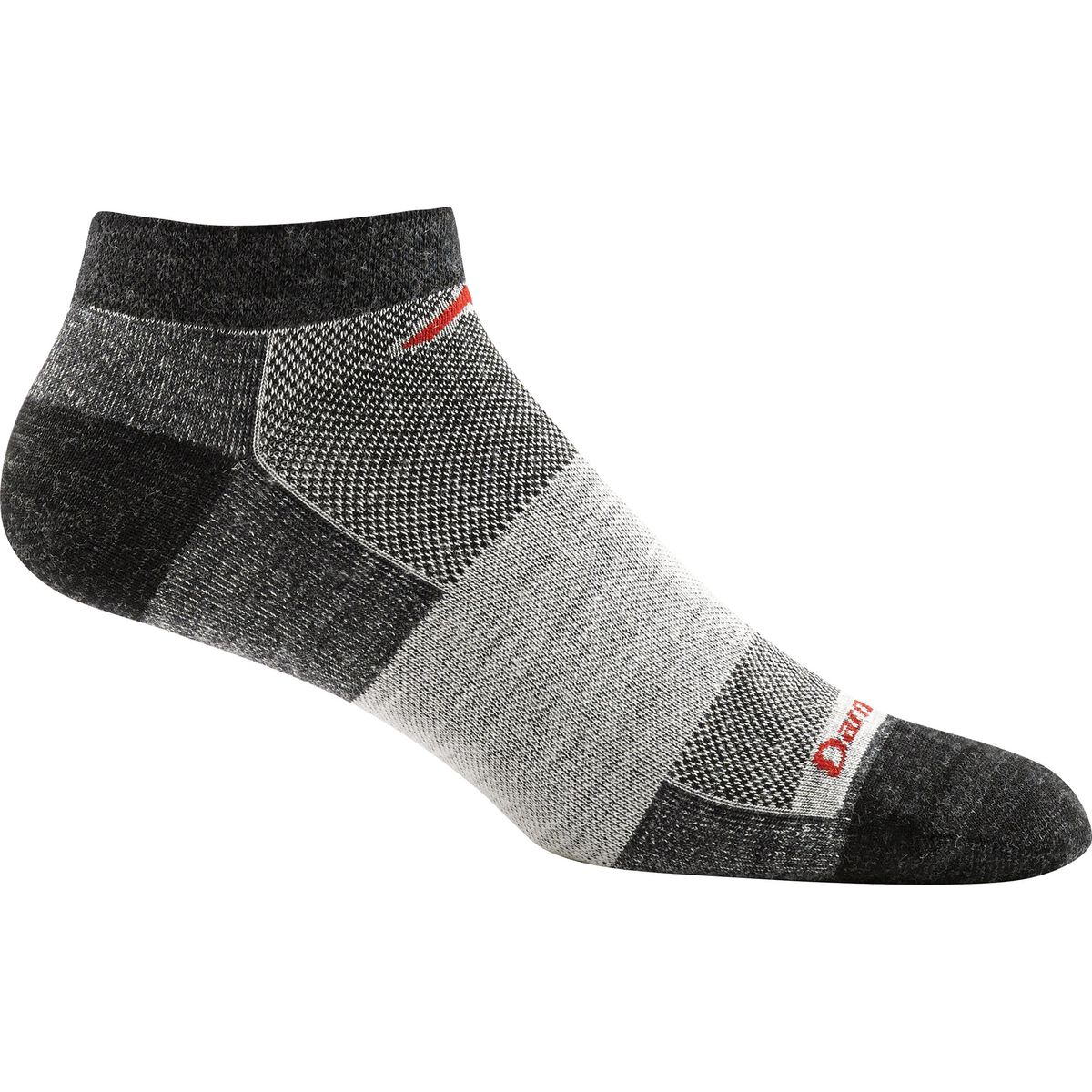 Darn Tough Darn Tough No Show Mesh Light Sock - Men's Charcoal, S - $18.95 at Competitive Cyclist