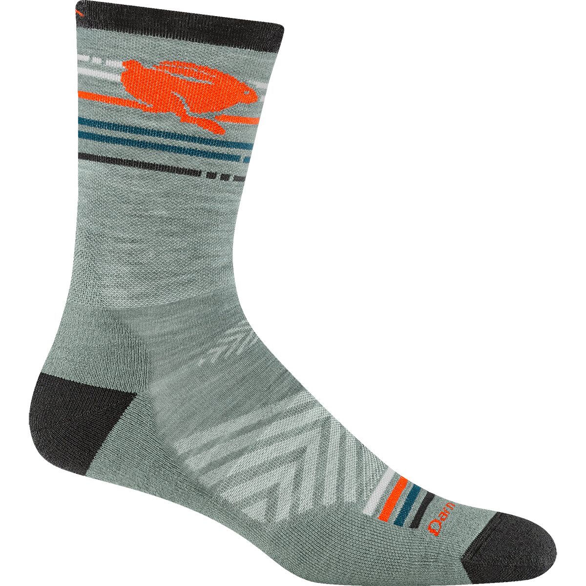 Darn Tough Darn Tough Pacer Micro Crew Ultra-Lightweight Cushion Sock Seafoam, L