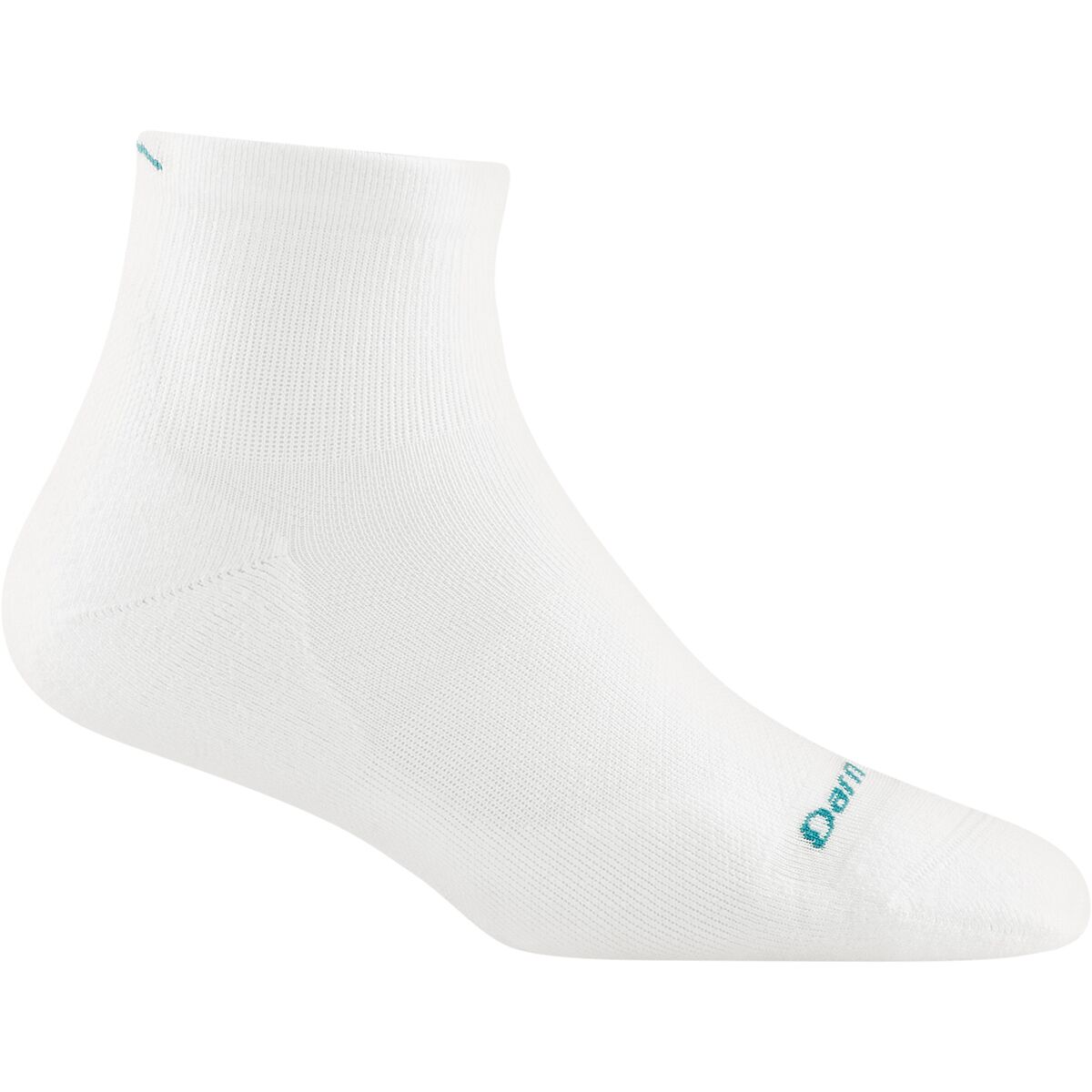 Darn Tough Darn Tough Run 1/4 Ultra-Lightweight Cushion Sock - Women's White, L
