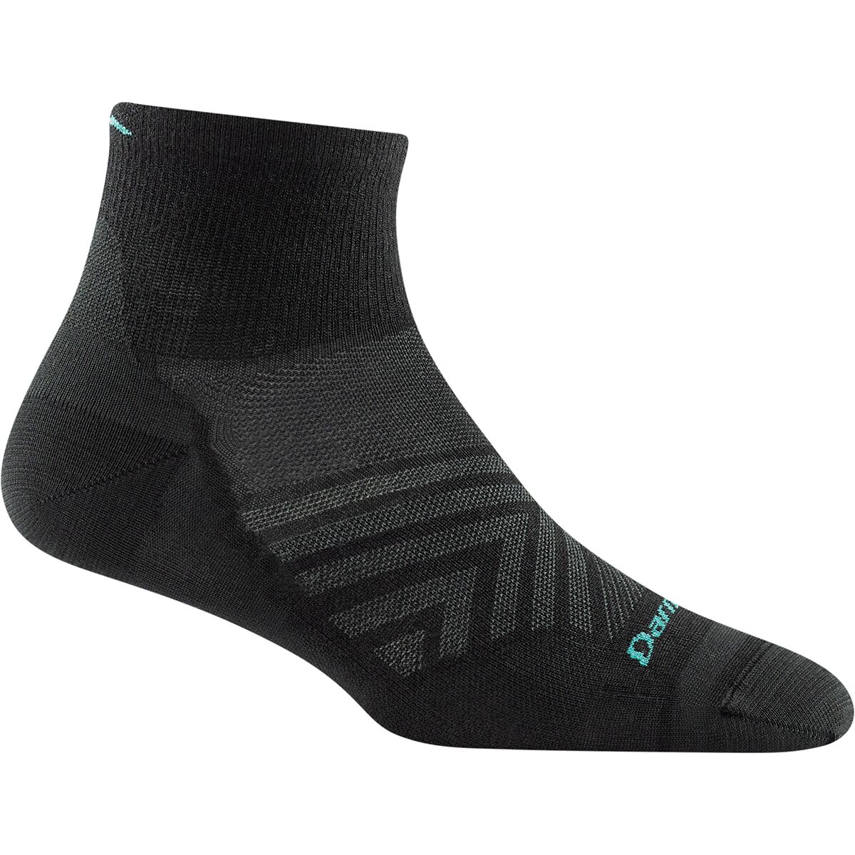 Darn Tough Darn Tough Run 1/4 Ultra-Lightweight Sock - Women's Black, L