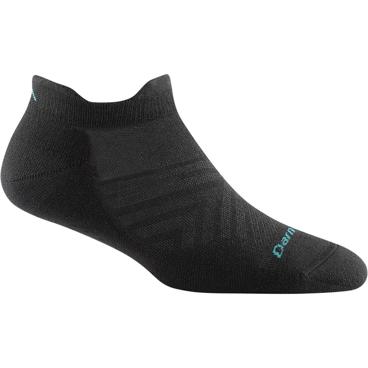 Darn Tough Run Coolmax No-Show Tab Ultra-Light Cushion Sock - Women's Black, M