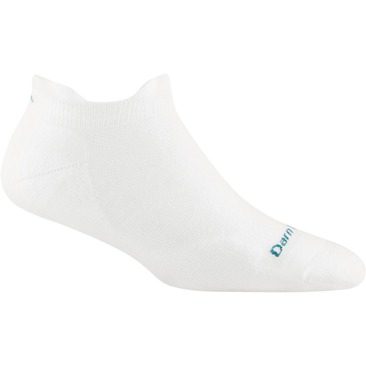 Darn Tough Darn Tough Run Coolmax No-Show Tab Ultra-Light Cushion Sock - Women's White, M