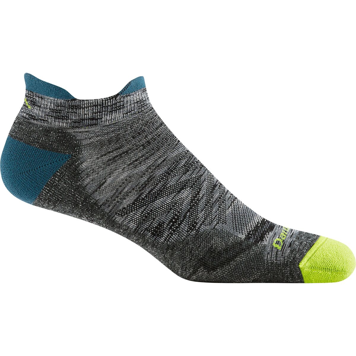 Darn Tough Darn Tough Run No-Show Tab Ultra-Lightweight Cushion Sock Comet, M