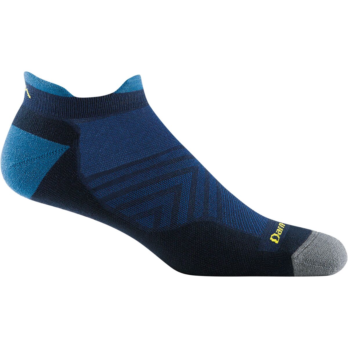 Darn Tough Run No-Show Tab Ultra-Lightweight Cushion Sock Eclipse, M