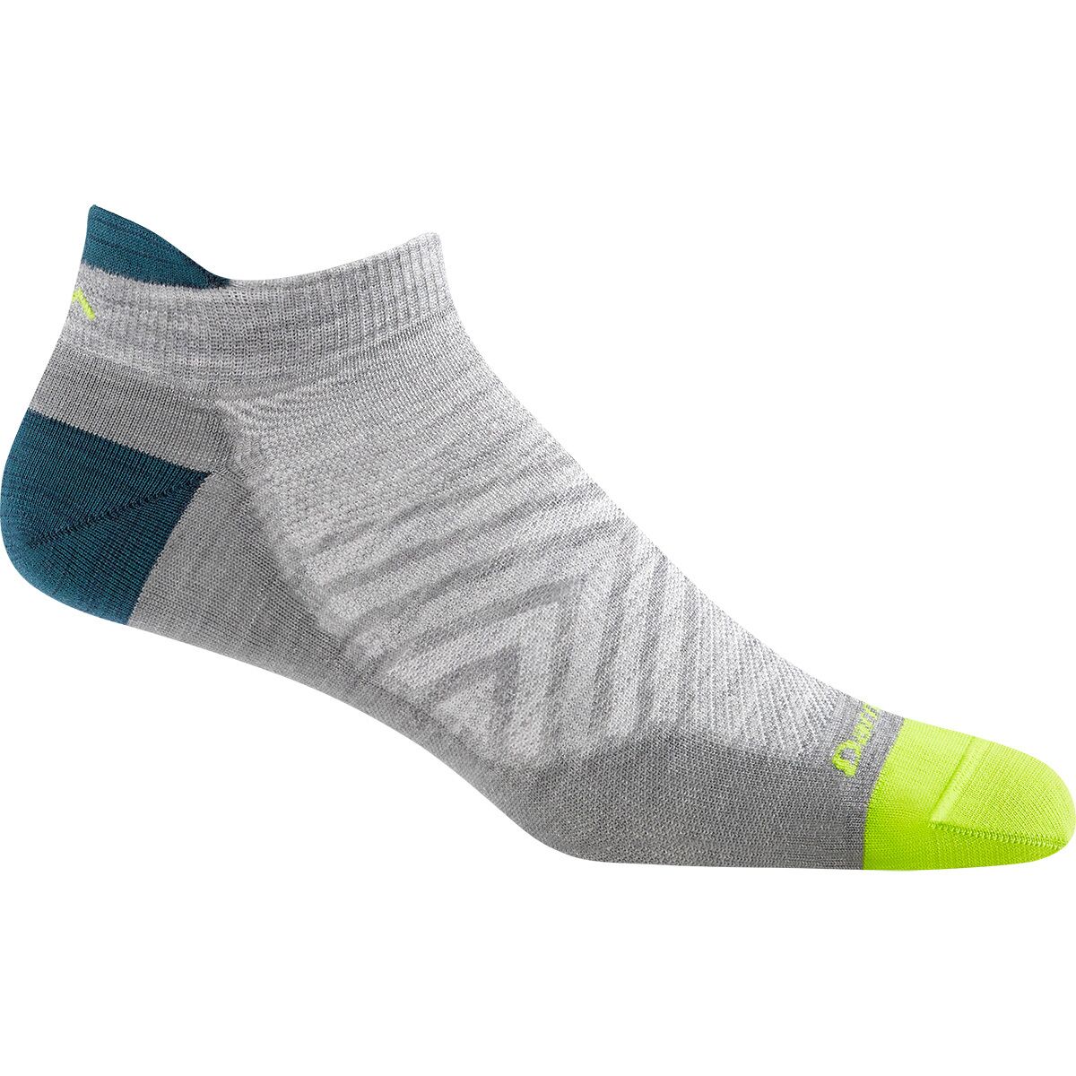 Darn Tough Run No-Show Tab Ultra-Lightweight Sock Gray, M