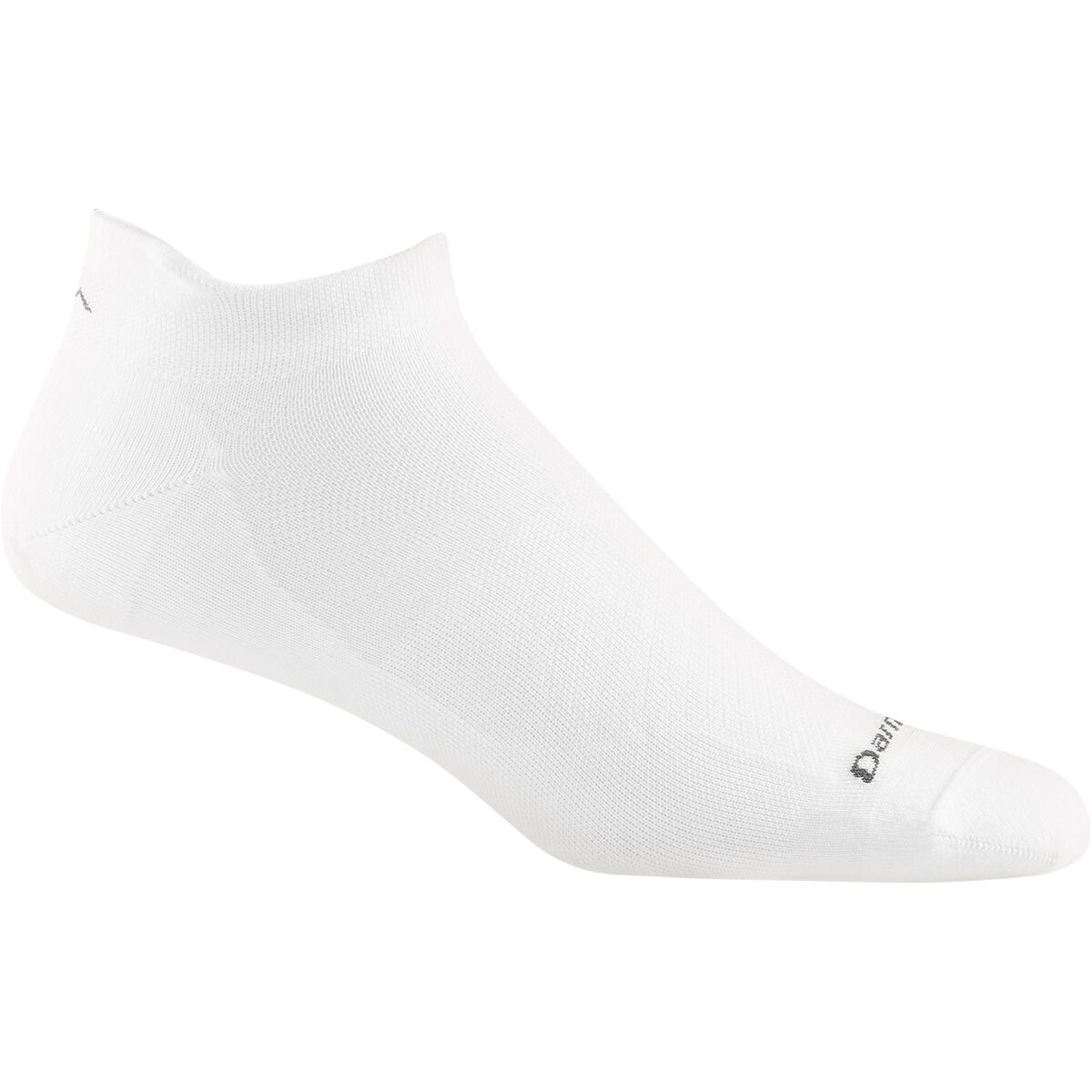 Darn Tough Darn Tough Run No-Show Tab Ultra-Lightweight Sock White, M