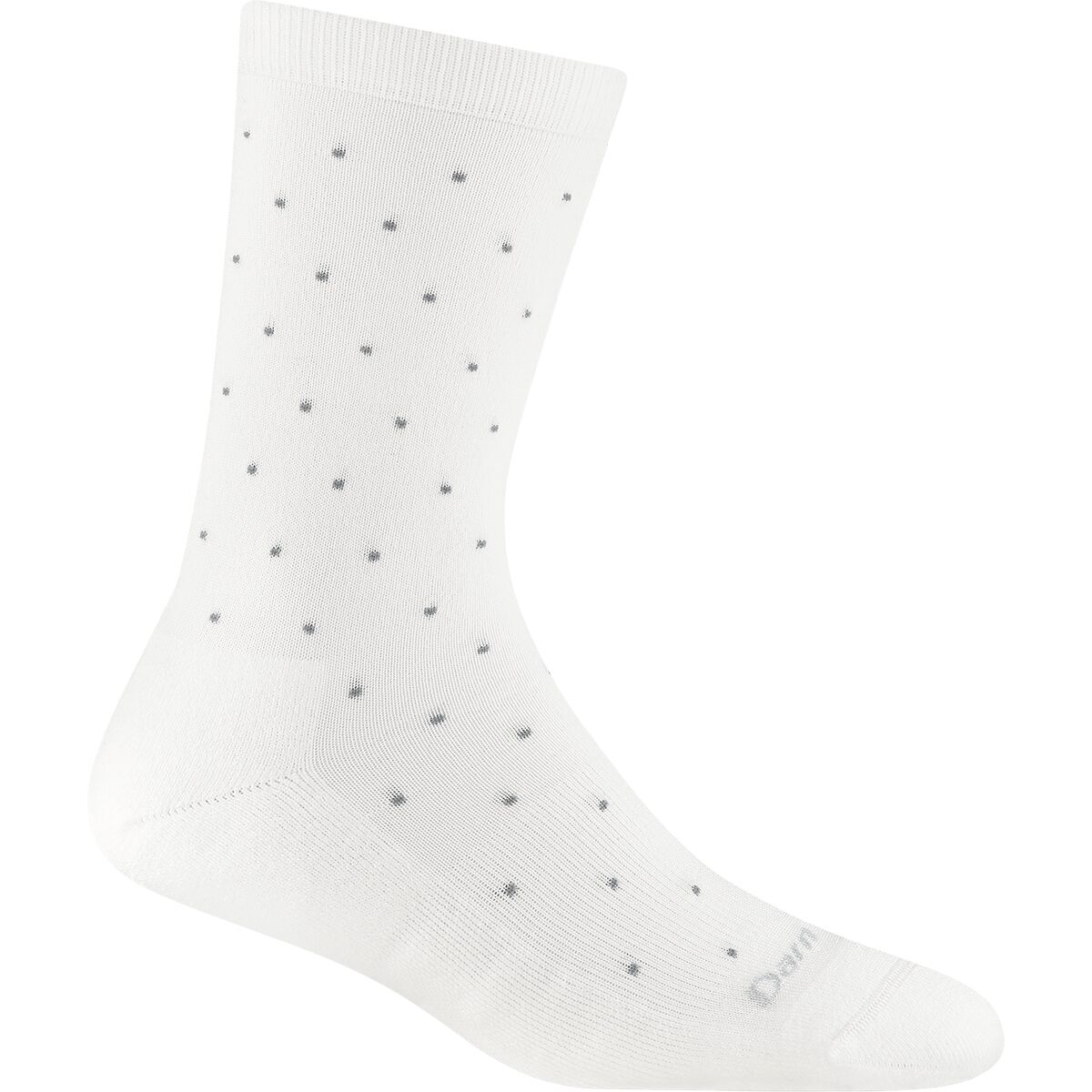 Darn Tough Darn Tough Pin Drop Crew Lightweight Cushion Sock - Women's White, S