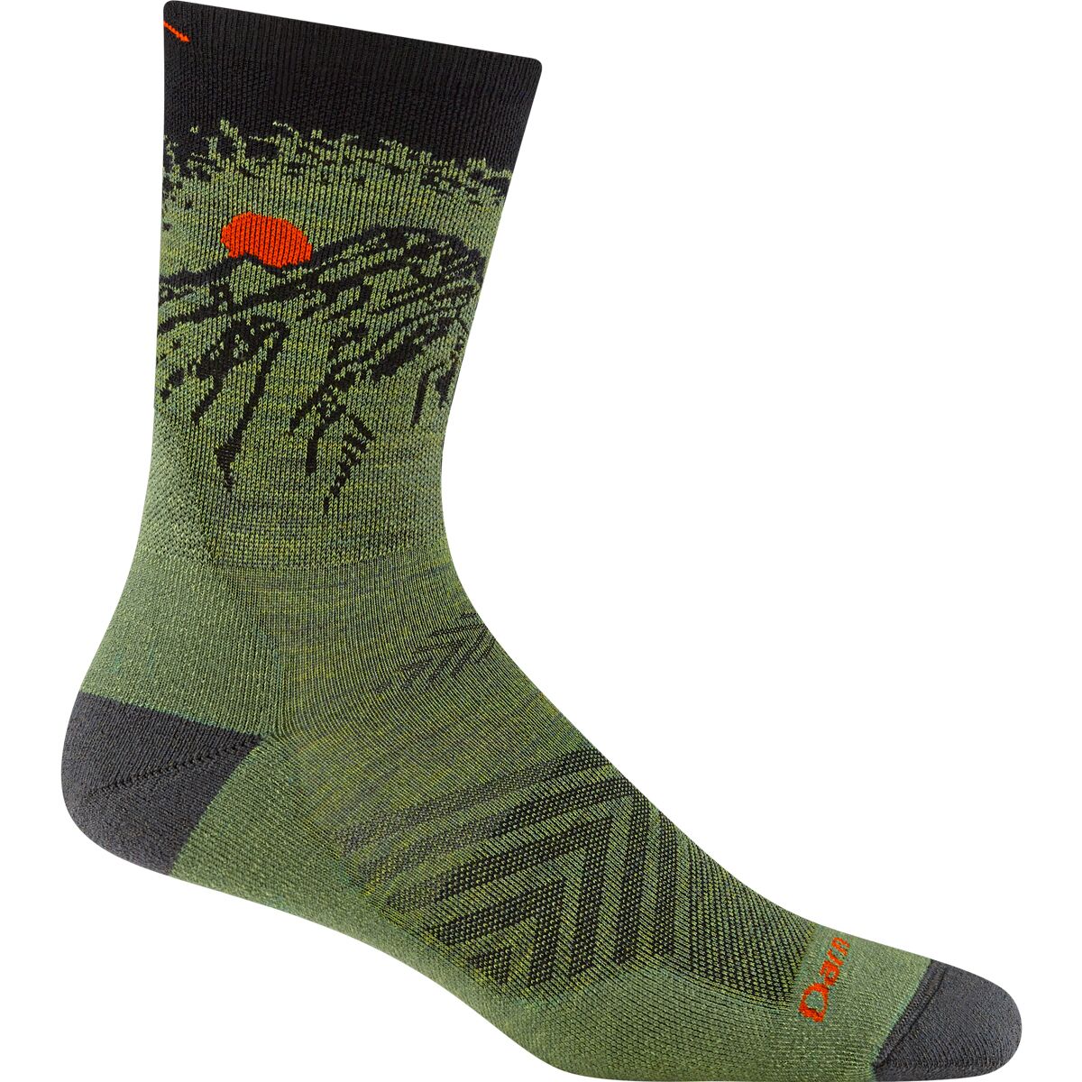 Darn Tough Darn Tough Vert Micro Crew Ultra-Lightweight Cushion Sock - Men's Lichen, M