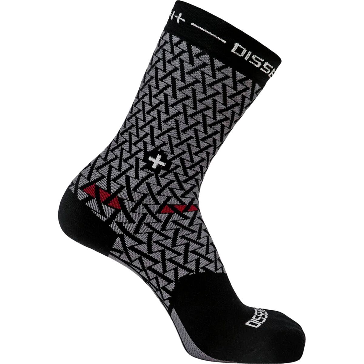 Dissent Dissent MTB GFX Semenuk Crew 8in Sock Black, S - Men's