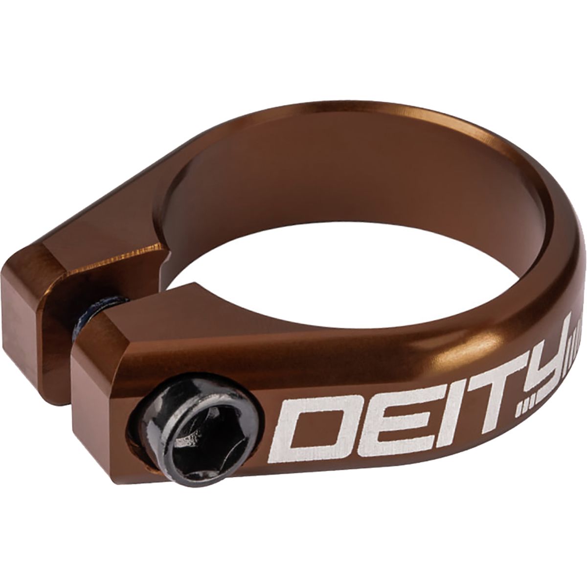 Deity Components Circuit Seatpost Clamp Bronze, 34.9mm