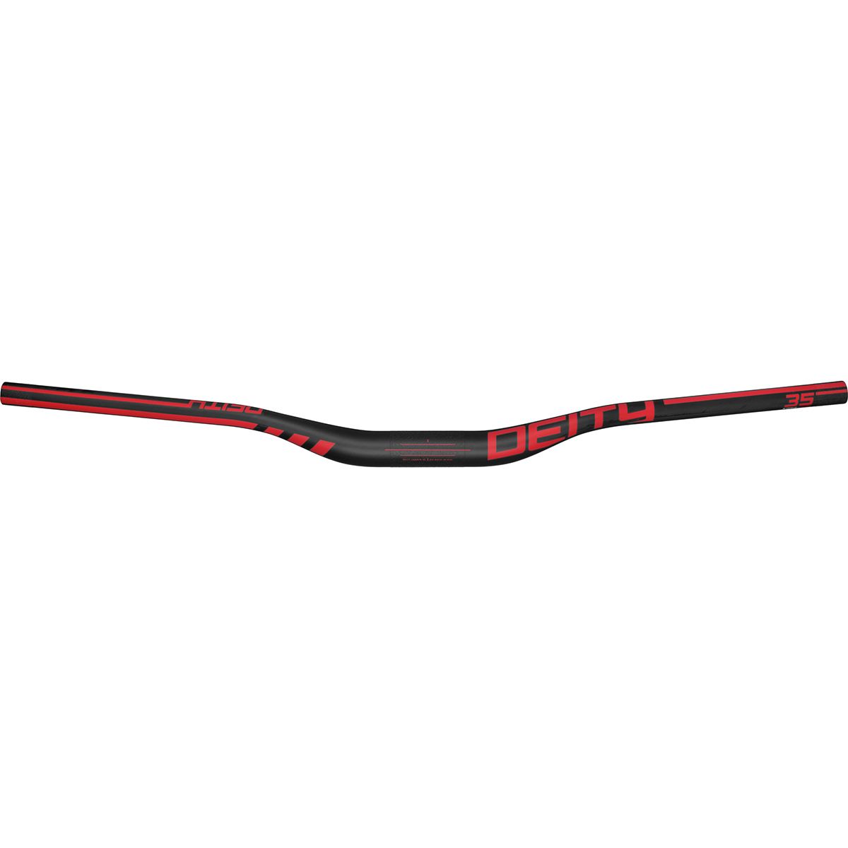 Deity Components Speedway 35 Carbon Riser Handlebar Red, 810mm
