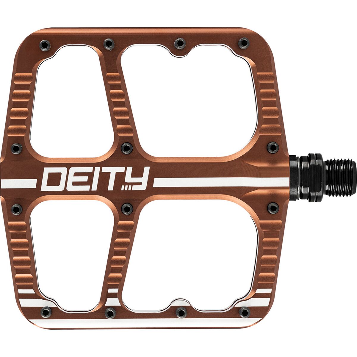 Deity Components Flat Track Pedals Bronze, One Size