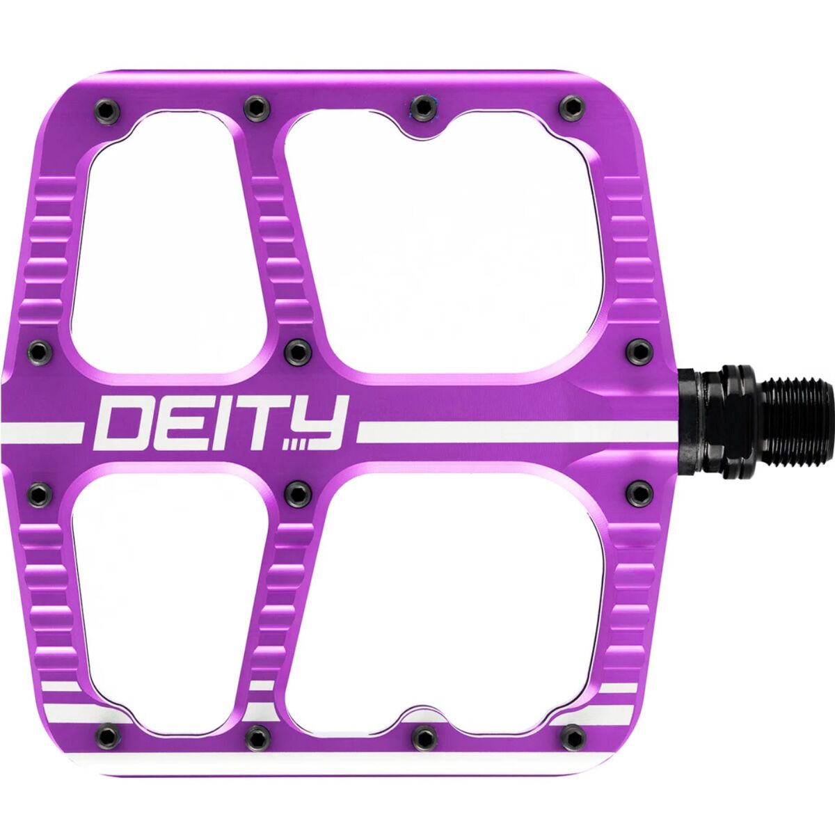 Deity Components Flat Track Pedals Purple, One Size