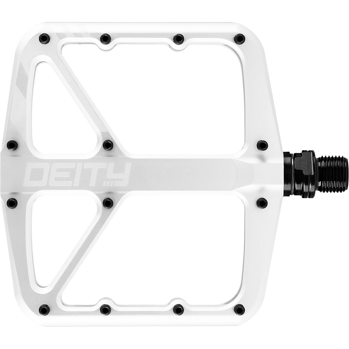 Deity Components Supervillain Pedals Silver, One Size