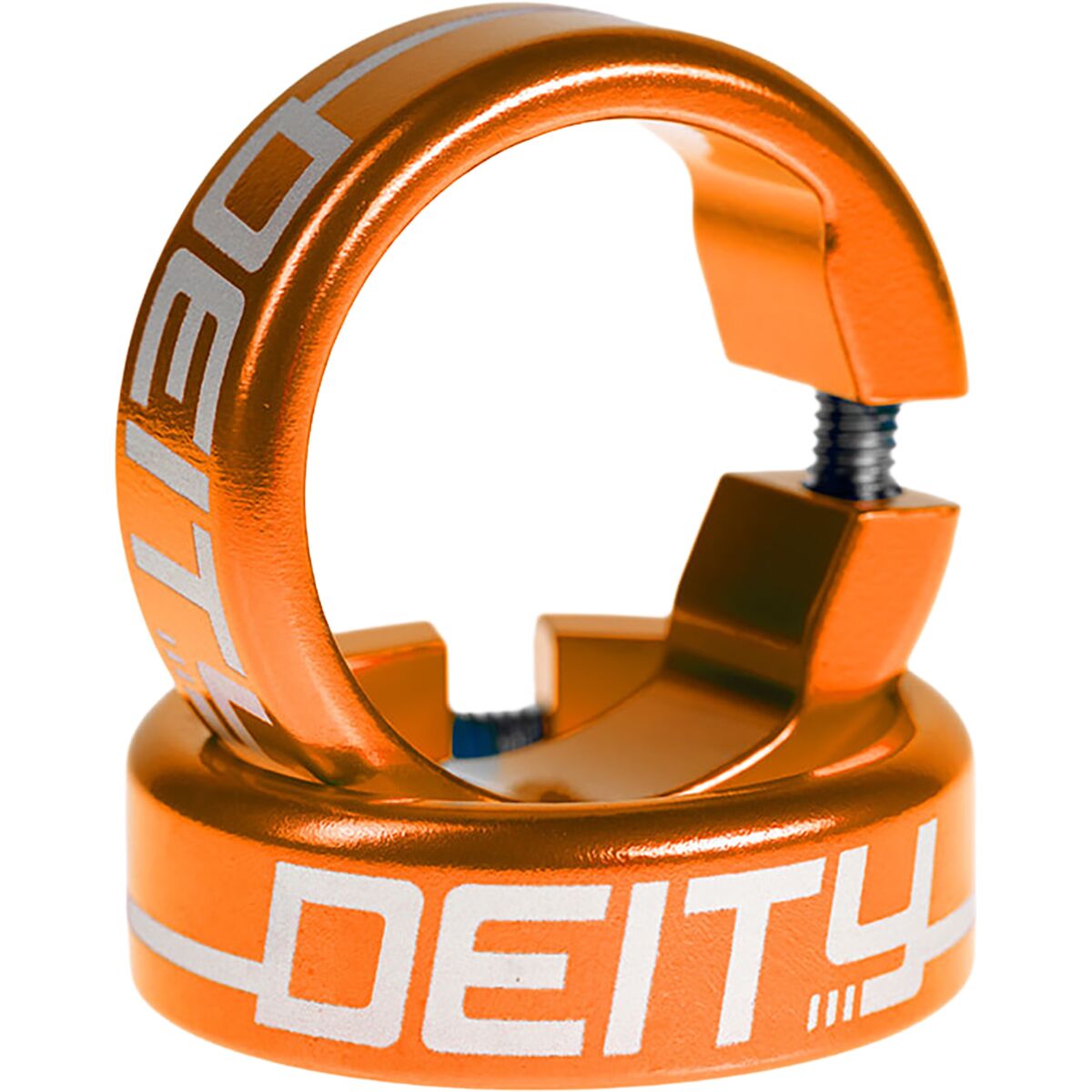 Deity Components Grip Clamps Orange, One Size