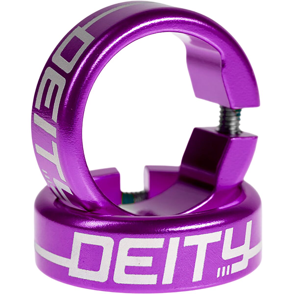Deity Components Grip Clamps Purple, One Size