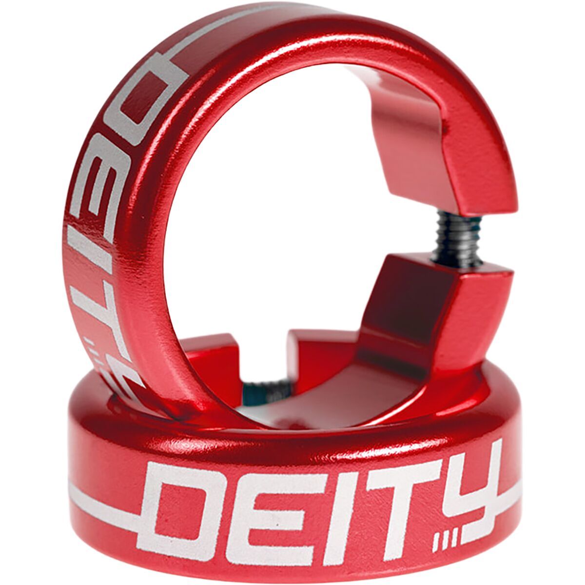 Deity Components Grip Clamps Red, One Size