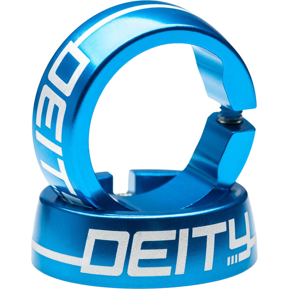 Deity Components Megattack Grip Clamps Blue, One Size