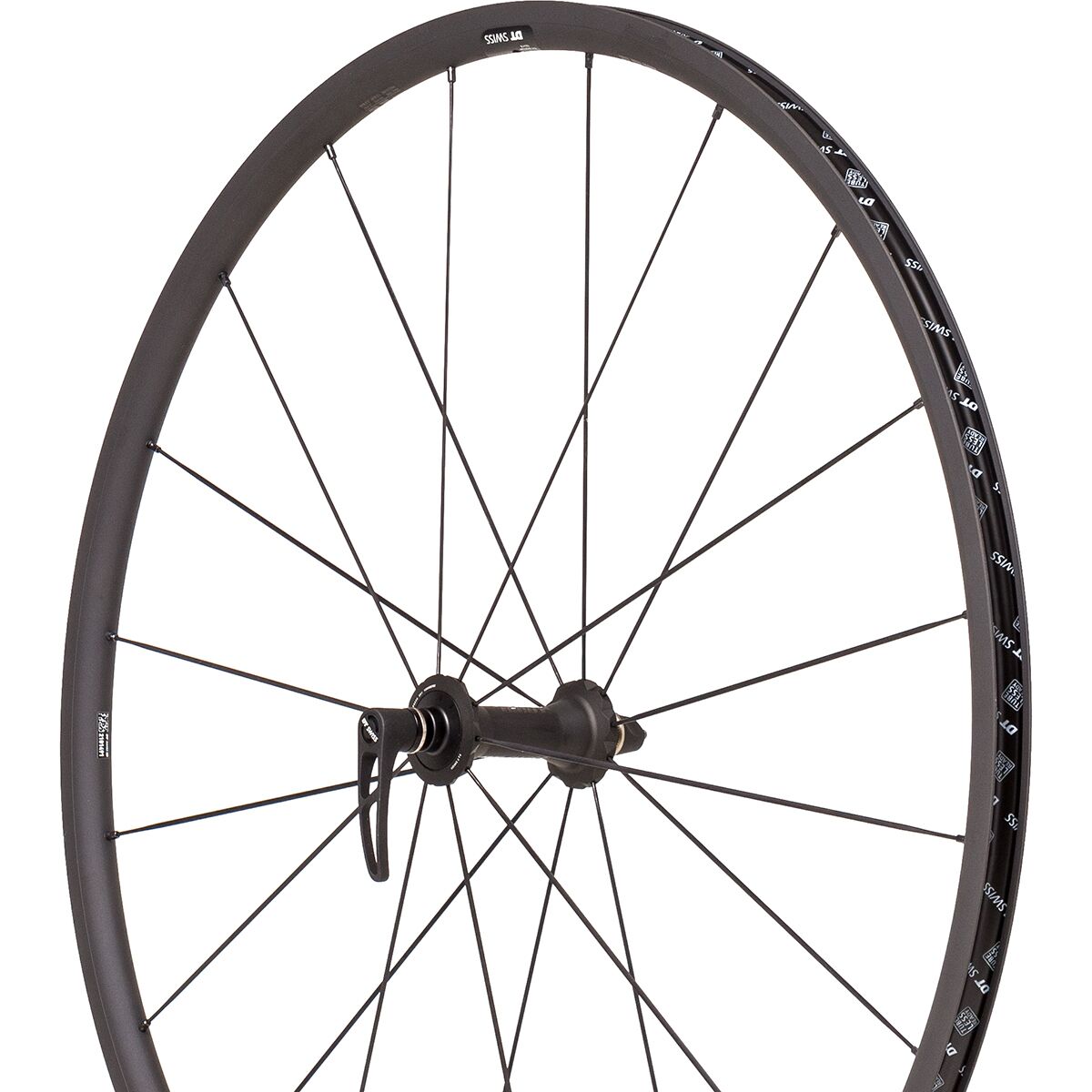 DT Swiss PR 1400 Dicut Oxic Road Wheel - Tubeless Black, Front