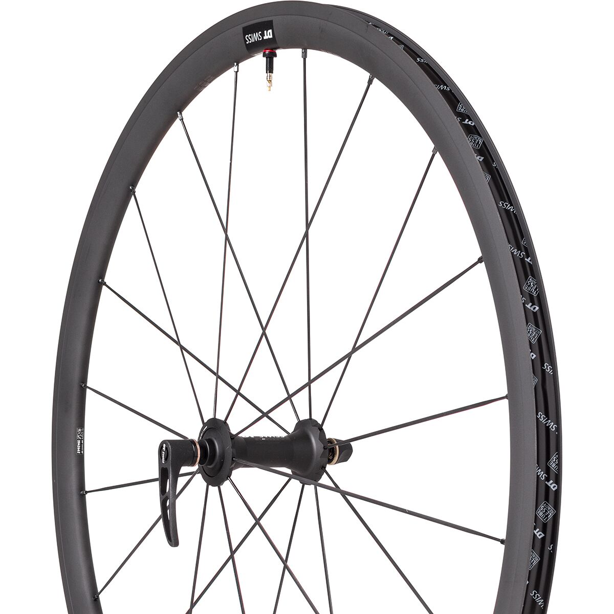 DT Swiss DT Swiss PR 1400 DICUT OXiC 32mm Road Wheel - Tubeless Black, Front - $665.90 at Competitive Cyclist