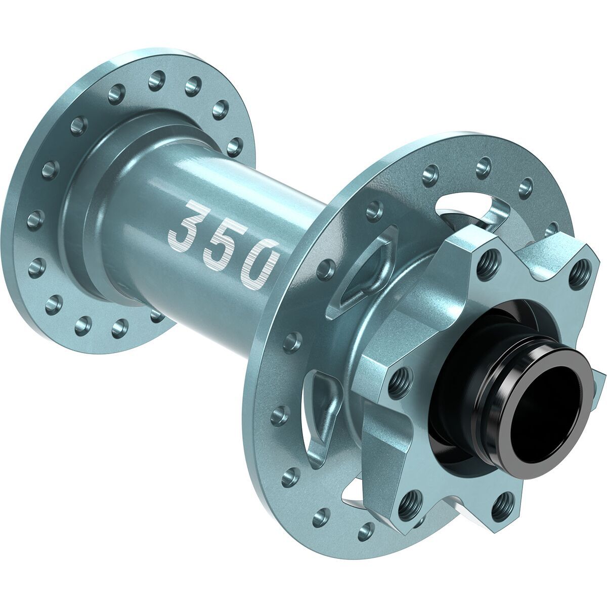 DT Swiss 350 Hub - Limited Edition Turquoise, 32h, Front, 15x110mm, 6-Bolt