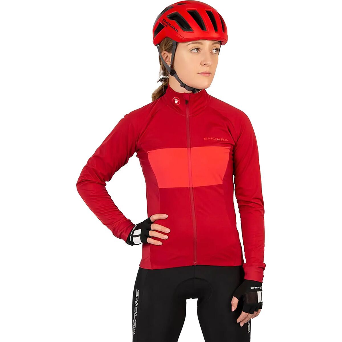 Endura FS260-Pro Jetstream II Long-Sleeve Jersey - Women's Rust Red, XS