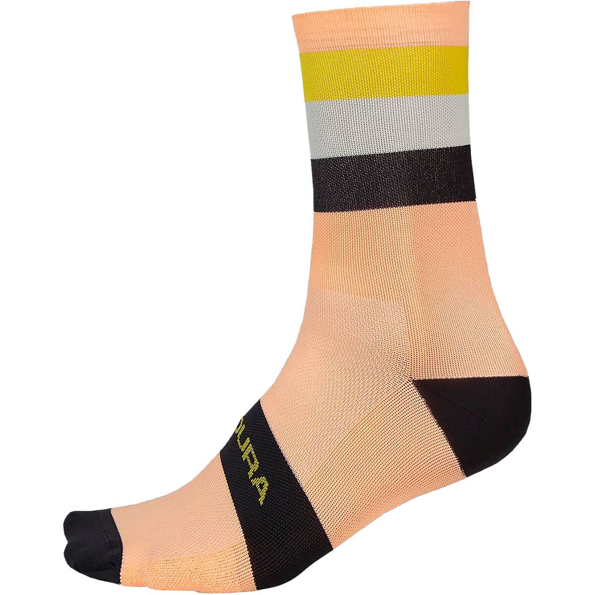 Endura Bandwidth Sock Neon Peach, L/XL - Men's
