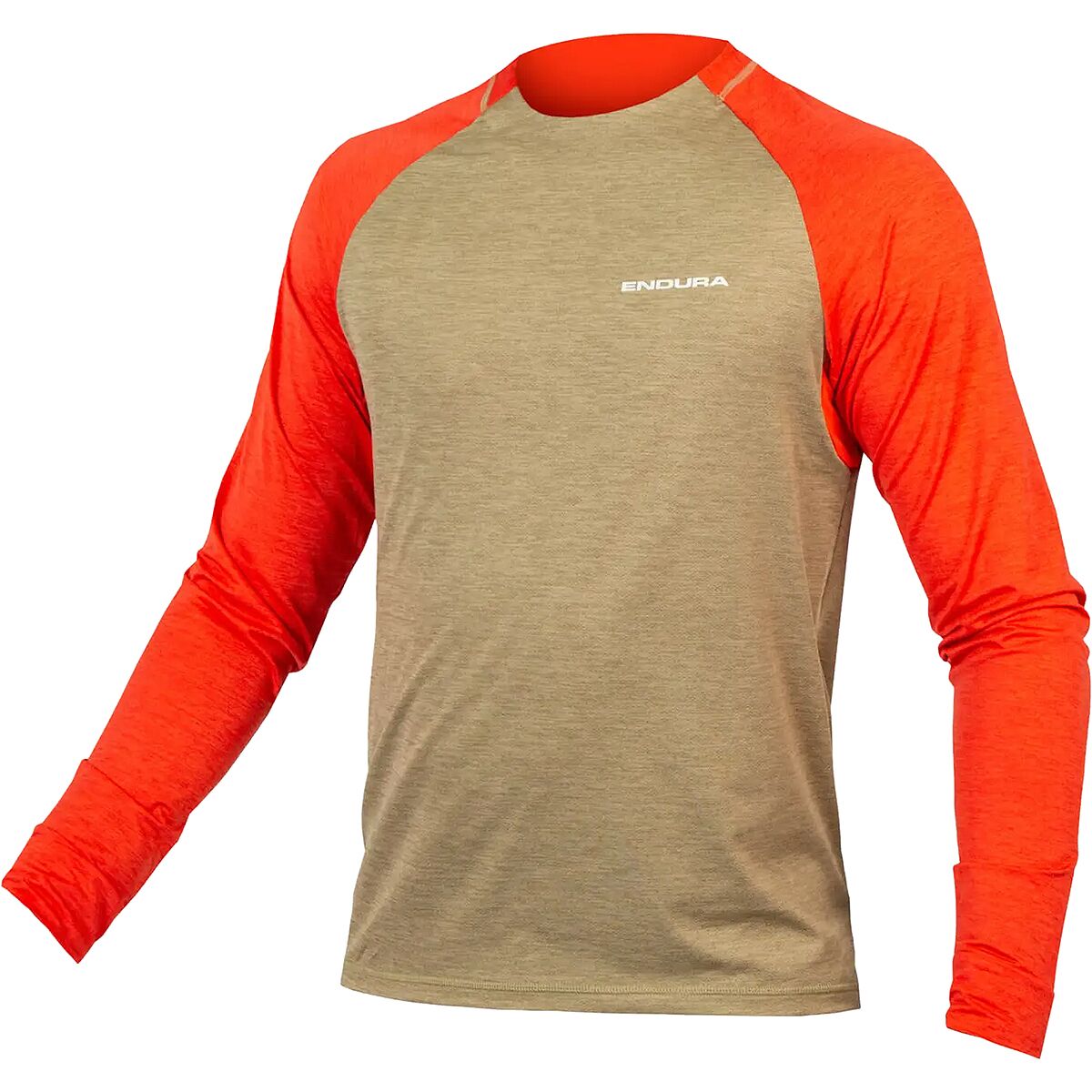 Endura Endura SingleTrack Long-Sleeve Jersey - Men's Mushroom, S