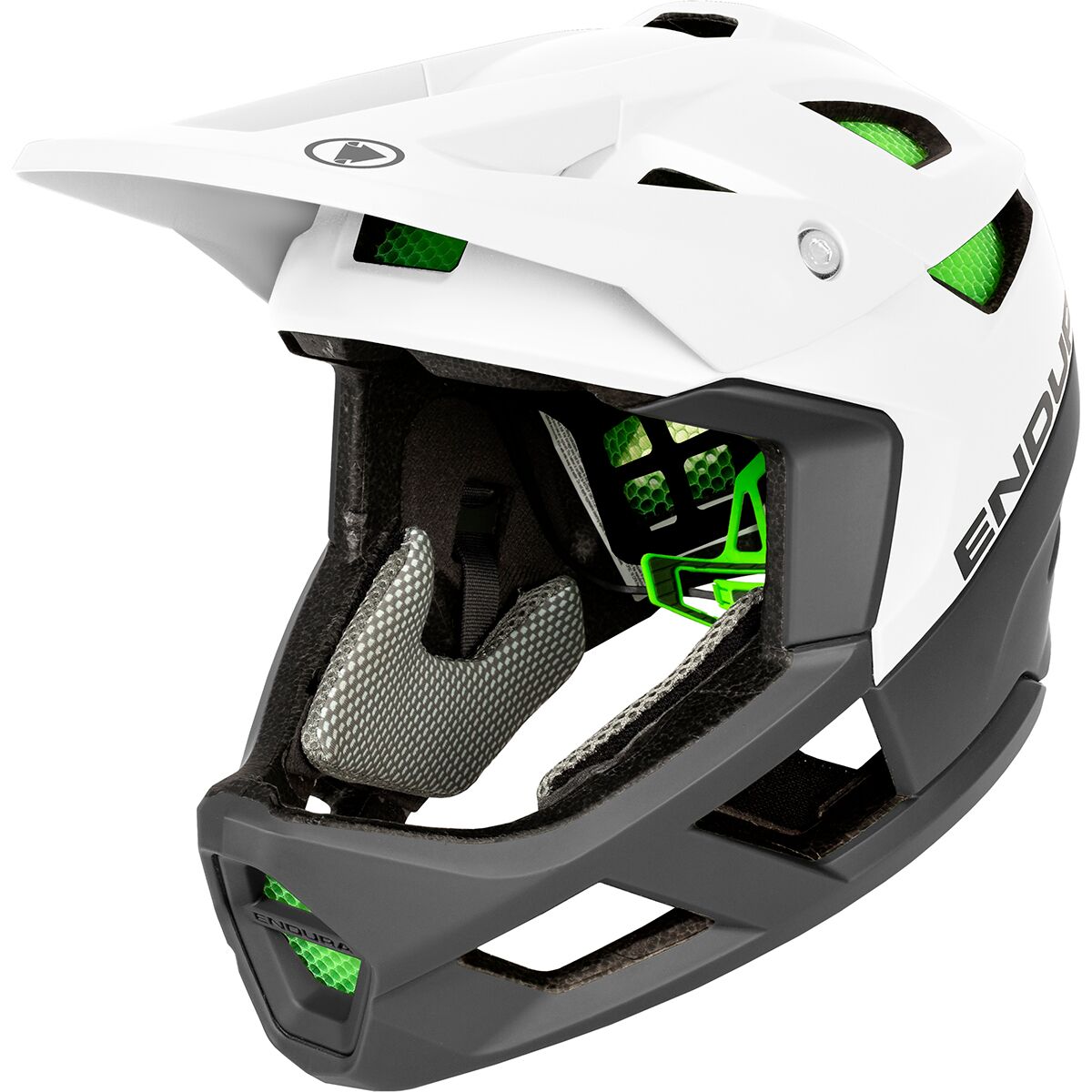 Endura MT500 Full Face Mips Helmet White, S-M