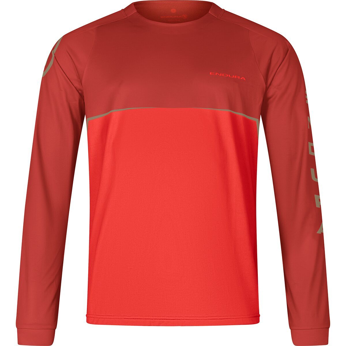 Endura Endura CORE Printed Long-Sleeve T-Shirt - Men's Flame Red, M