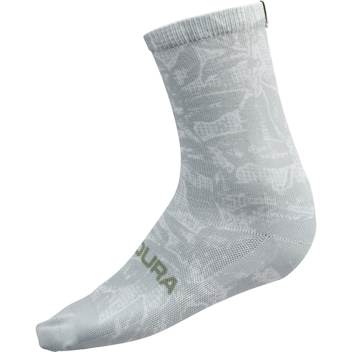 Endura Endura Grid Floral LTD Print Sock Mains Grey, L-XL - Men's