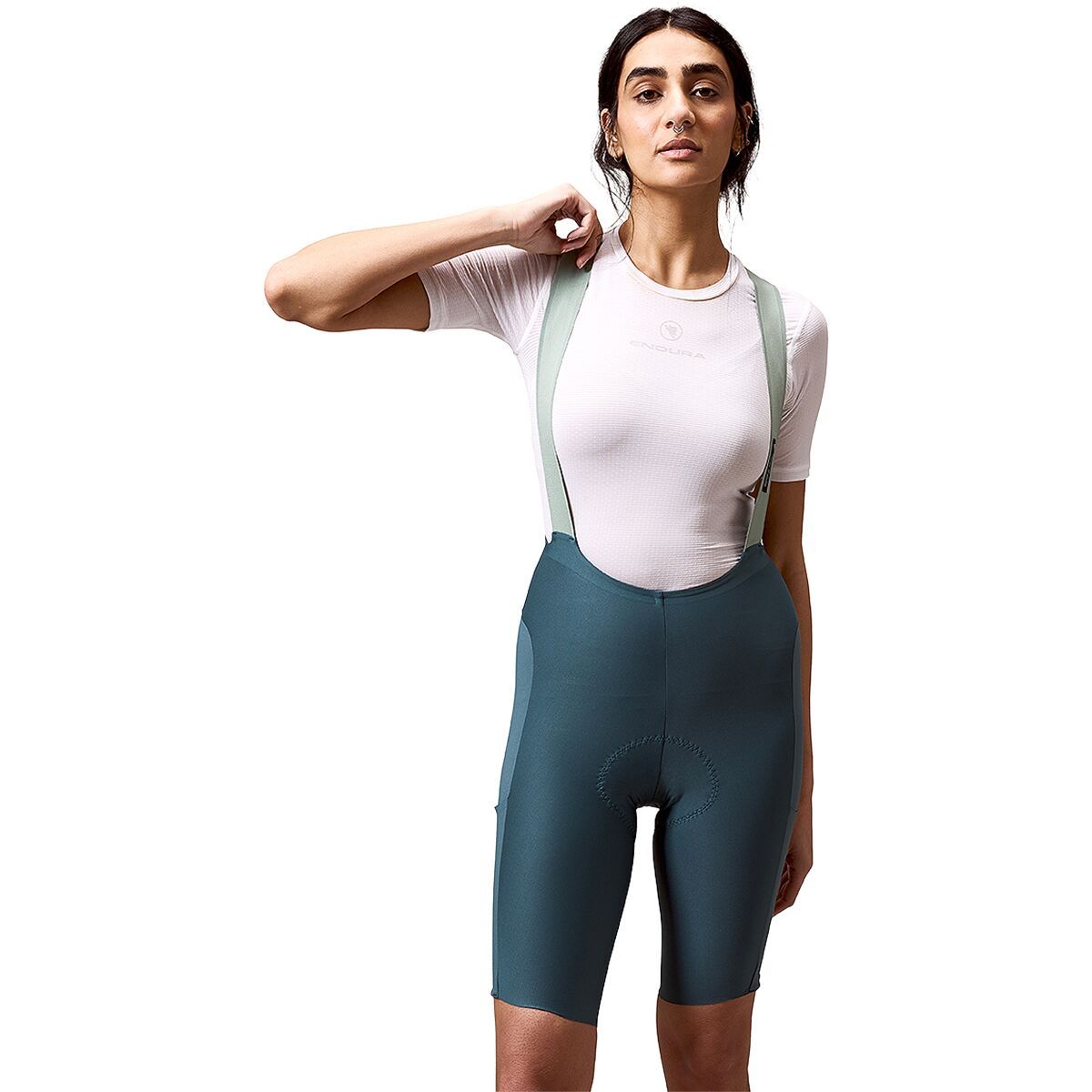 Endura Alltrack Ride Bib Short - Women's Teal, S