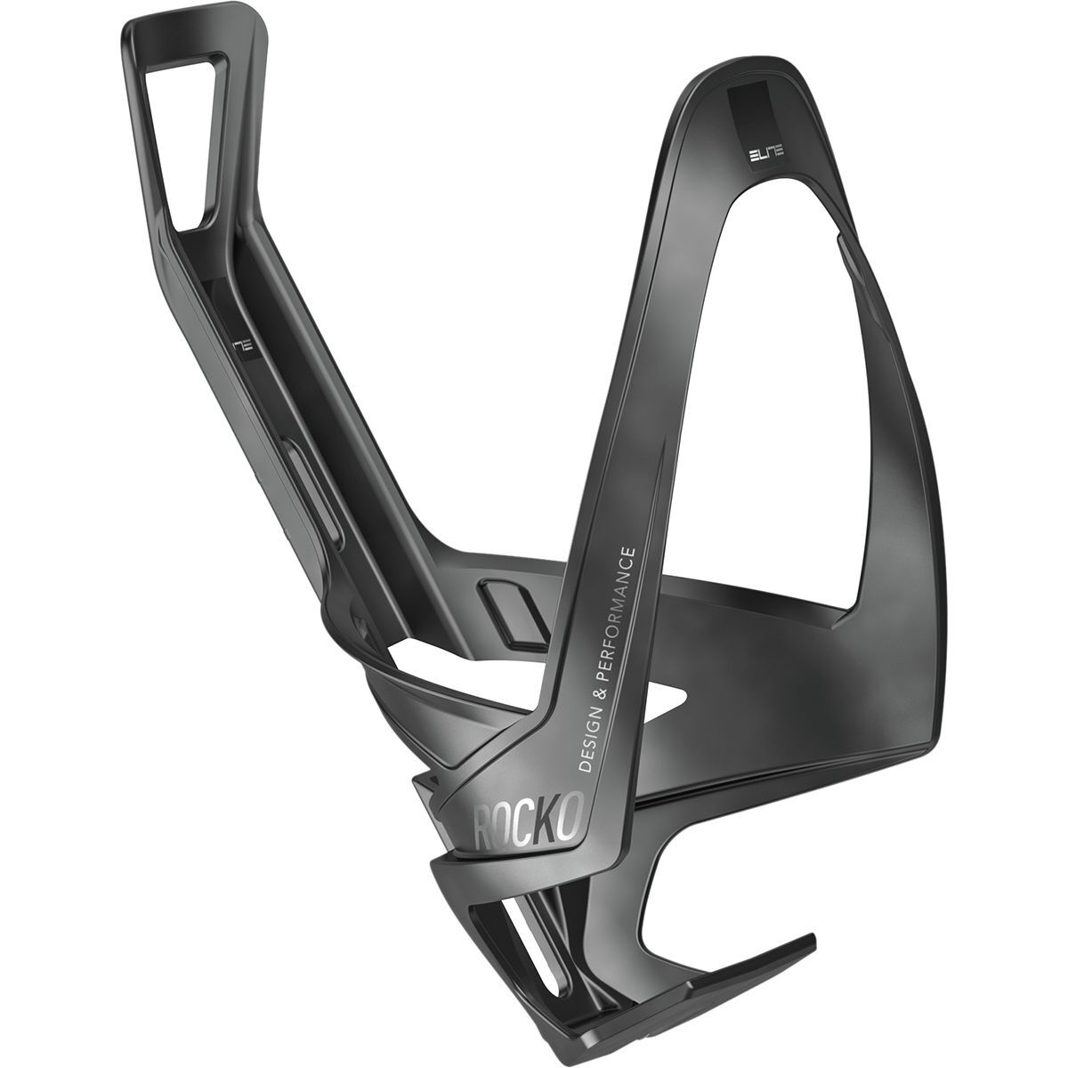 Elite Rocko Carbon Bottle Cage Matte Black/Black, One Size