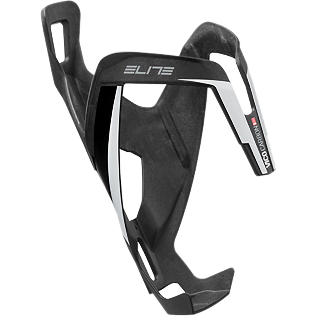 Elite Elite Vico Carbon Bottle Cage Matte Black/White, One Size